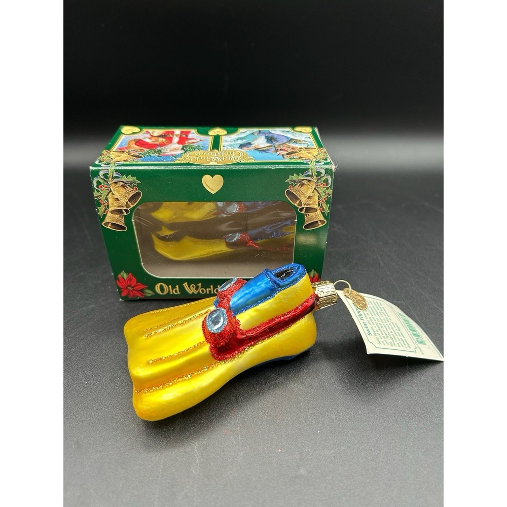 Old World Christmas Swim Flipper Christmas Ornament NIB